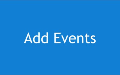 How to Add Events