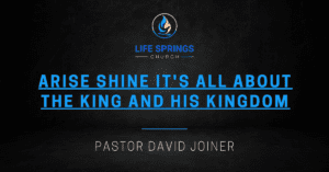 Life Springs Church inspirational message graphic