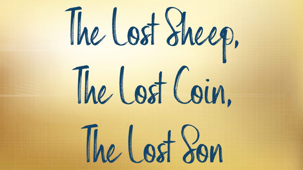 The Lost Sheep Coin Son Inspirational Text