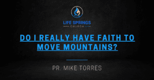 Faith to Move Mountains Church Sermon Banner