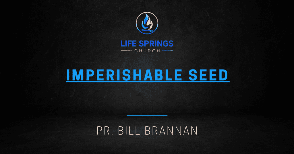 Life Springs Church Imperishable Seed Event Banner
