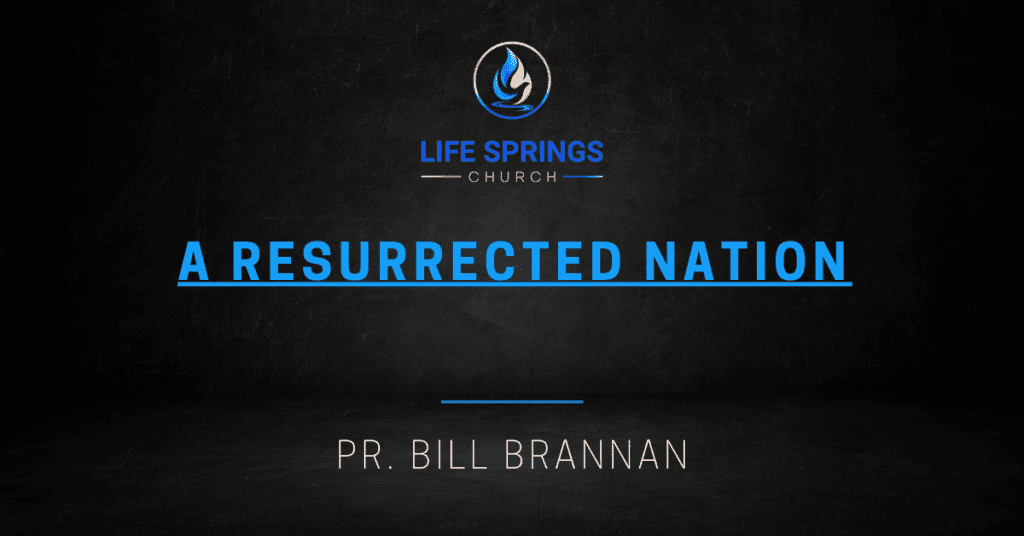 Life Springs Church A Resurrected Nation Banner