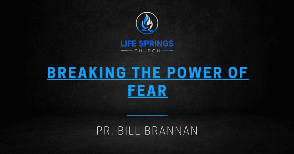 Life Springs Church event banner with text