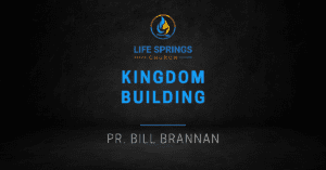 Life Springs Church Kingdom Building event poster