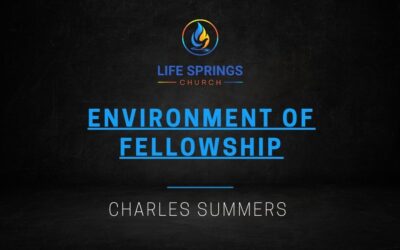 Environment of Fellowship