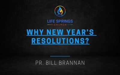 Why New Year’s Resolutions?