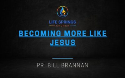 Becoming More Like Jesus