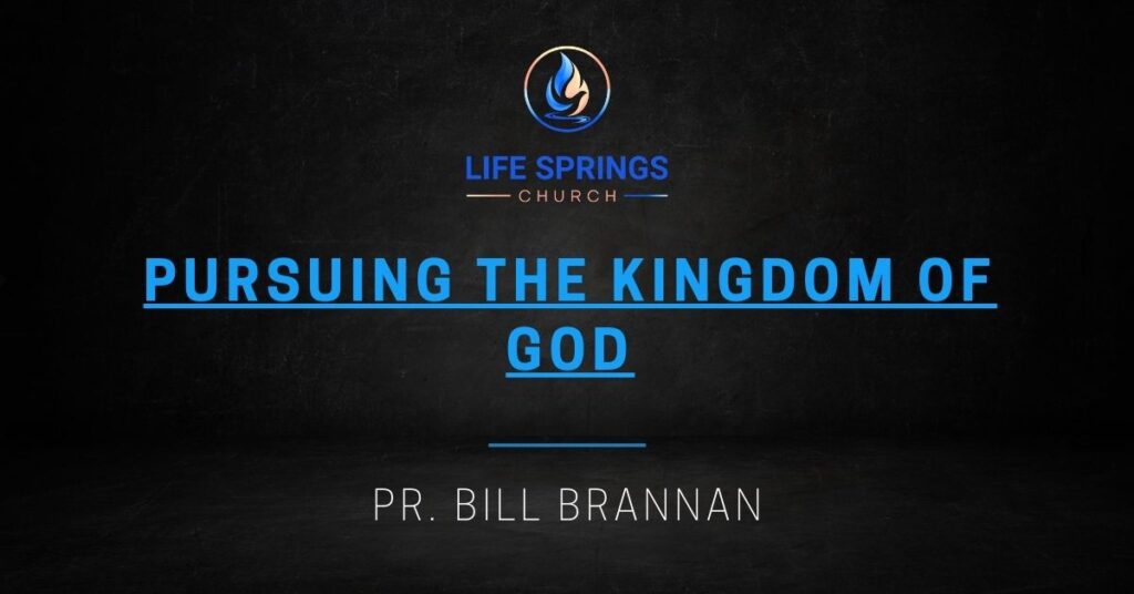 Life Springs Church sermon by Bill Brannan