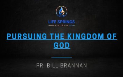 Pursuing the Kingdom of God