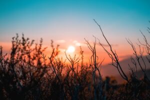 Photo Sunrise over mountains